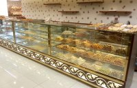 Italian gold cake cabinet